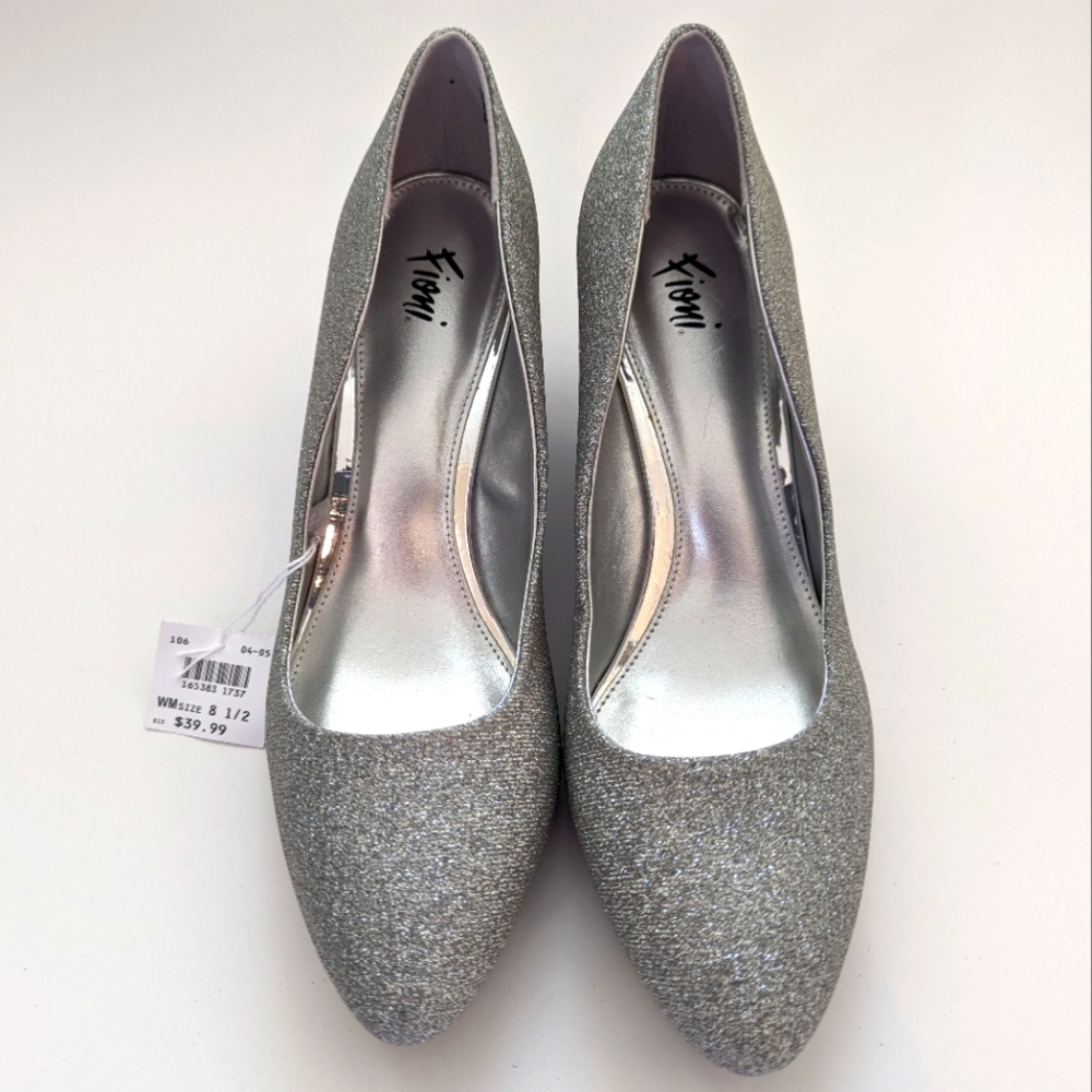 Silver Fioni Heels 8 1/2